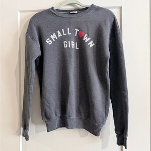 Gray Crew Neck Sweater